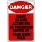 Danger Many Illegal Activities in Progress Enter at your own Risk