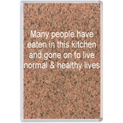 Many people have eaten in this kitchen and gone on to live normal & healthy lives