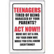 Teenagers Tired of Being harassed by your Parents? Act Now!!........................