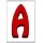Red letter A
