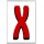 Red Letter X
