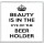 Beauty is in the Eye of the Beer Holder - Large Coaster