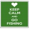 Keep Calm and Go Fishing - Large Coaster