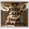 Keep Calm and Love Giraffes - Large Coaster