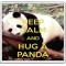 Keep Calm and Hug a Panda - Large Coaster