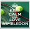 Keep Calm and Love Wimbledon - Large Coaster