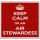 Keep Calm I'm an Air Stewardess - Large Coaster