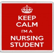 Keep Calm I'm a Nursing Student - Large Coaster