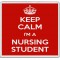 Keep Calm I'm a Nursing Student - Large Coaster