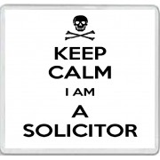 Keep Calm I'm a Solicitor - Large Coaster