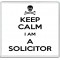 Keep Calm I'm a Solicitor - Large Coaster