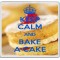 Keep Calm and Bake a Cake - Large Coaster