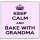 Keep Calm and Bake With Grandma - Large Coaster