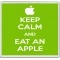 Keep Calm and Eat an Apple - Large Coaster