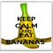 Keep Calm and Eat Bananas - Large Coaster