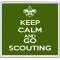Keep Calm and Go Scouting - Large Coaster