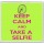 Keep Calm and Take a Selfie - Large Coaster
