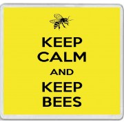 Keep Calm and Keep Bees - Large Coaster