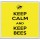 Keep Calm and Keep Bees - Large Coaster
