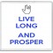 Live Long and Prosper - Large Coaster