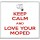 Keep Calm and Love Your Moped - Large Coaster