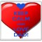 Keep Calm and Love Dad! - Large Coaster