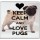 Keep Calm and Love Pugs - Large Coaster