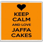 Keep Calm and Love Jaffa Cakes - Large Coaster