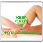 Keep Calm I'm a Physiotherapist - Large Coaster