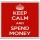 Keep Calm and Spend Money - Large Coaster