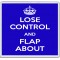 Lose Control and Flap About - Large Coaster