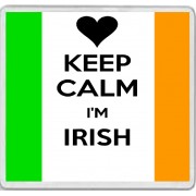 Keep Calm I'm Irish - Large Coaster