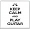 Keep Calm and Play Guitar - Large Coaster