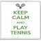 Keep Calm and Play Tennis - Large Coaster