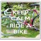 Keep Calm and Ride a Bike - Large Coaster