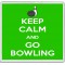Keep Calm and Go Bowling - Large Coaster