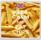 Keep Calm and Eat Chips - Large Coaster