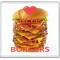 Keep Calm and Eat Burgers - Large Coaster