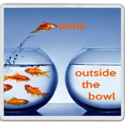 Think Outside the Bowl - Large Coaster