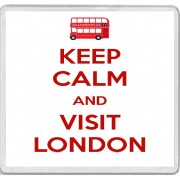 Keep Calm and Visit London - Large Coaster