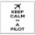 Keep Calm I'm a Pilot - Large Coaster