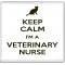 Keep Calm I'm a Veterinary Nurse - Large Coaster