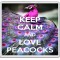 Keep Calm and Love Peacocks - Large Coaster