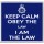 Keep Calm Obey the Law I am the Law - Large Coaster