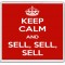 Keep Calm and Sell, Sell, Sell - Large Coaster