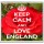 Keep Calm and Love England - Large Coaster