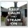 Keep Calm and Steam On - Large Coaster