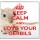 Keep Calm and Love Your Gerbils - Large Coaster