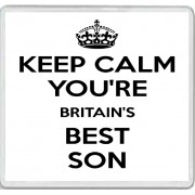 Keep Calm You're Britain's Best Son - Large Coaster	