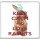 Keep Calm and Love Rabbits - Large Coaster